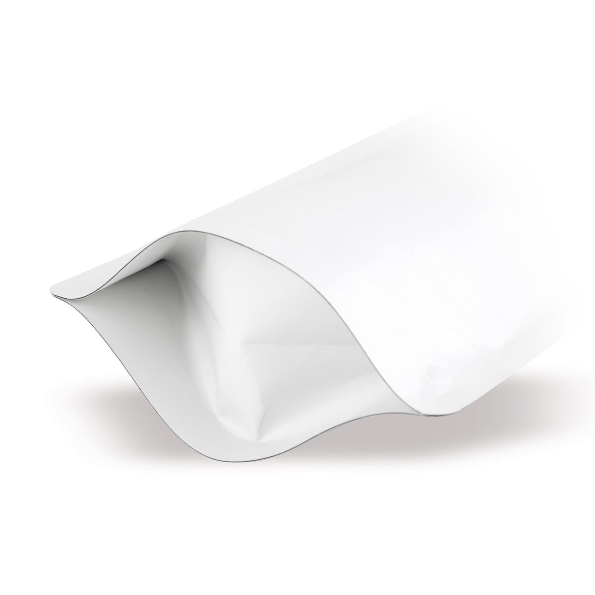 Sacchetto con fondo piatto bianco opaco
