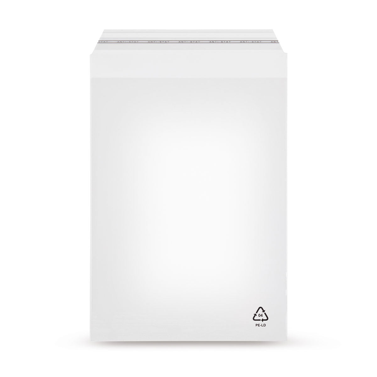 Sacchetti adesivi in LDPE con patta smussata senza foro di aerazione 50 - 70 mµ