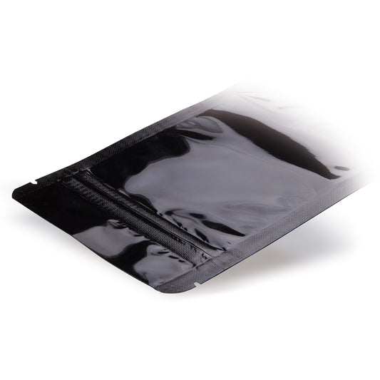 Sacchetto con fondo piatto nero dettaglio 2