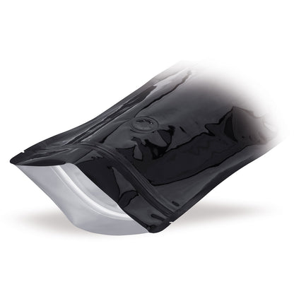 Buste stand up nere con valvola di protezione dell'aroma Dettaglio 3