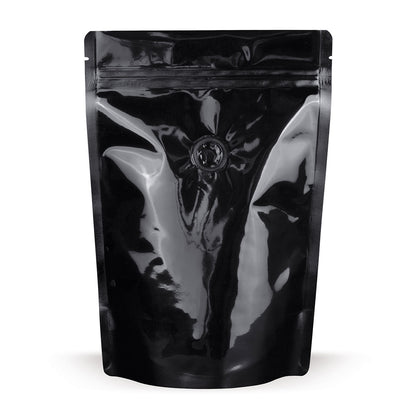 Buste stand up nere con valvola di protezione dell'aroma Dettaglio 5