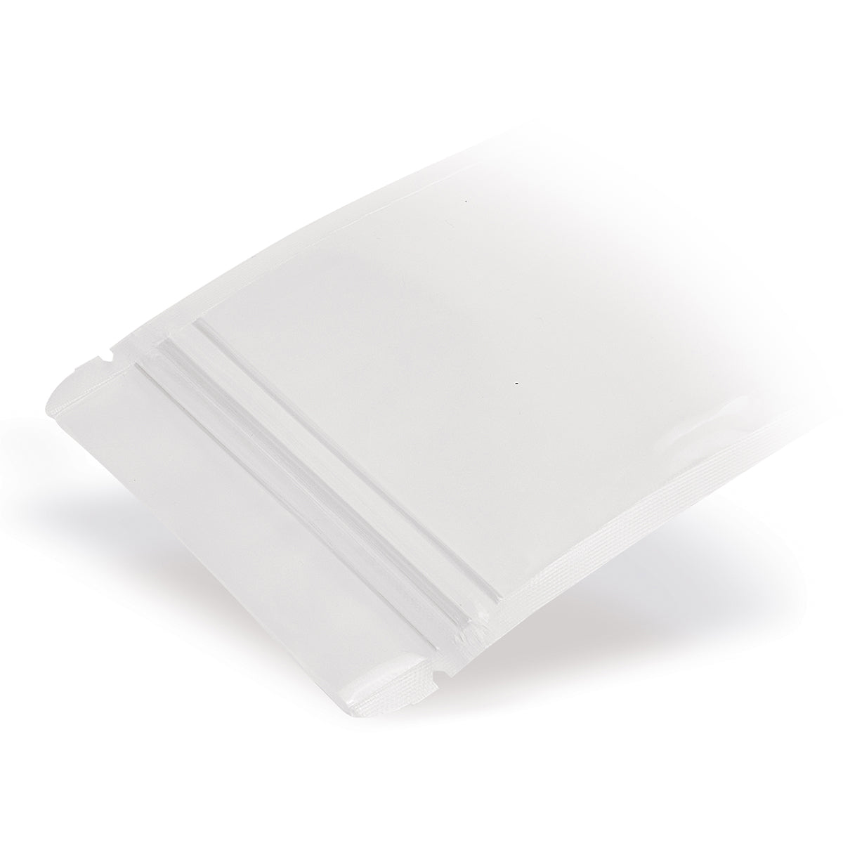 Sacchetto con fondo piatto trasparente